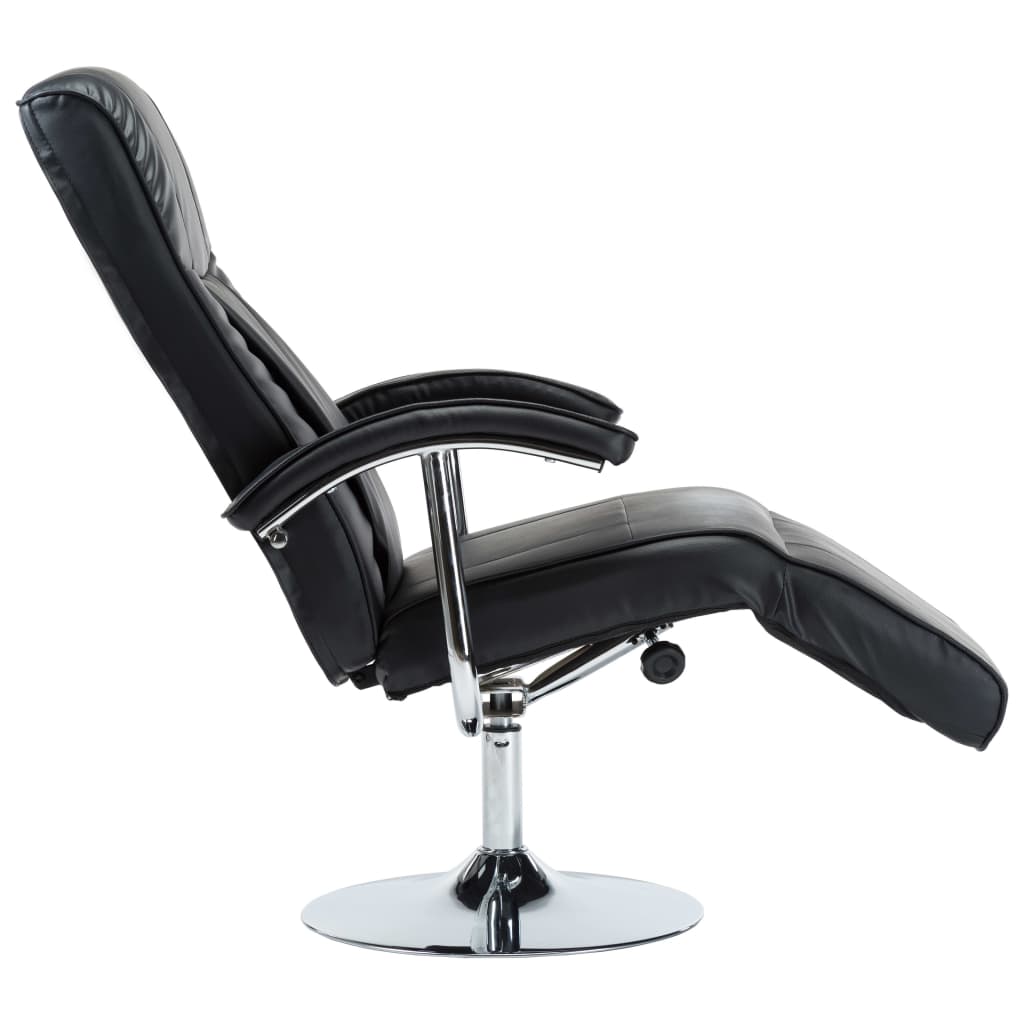 Fauteuil TV noir similicuir - XIOS