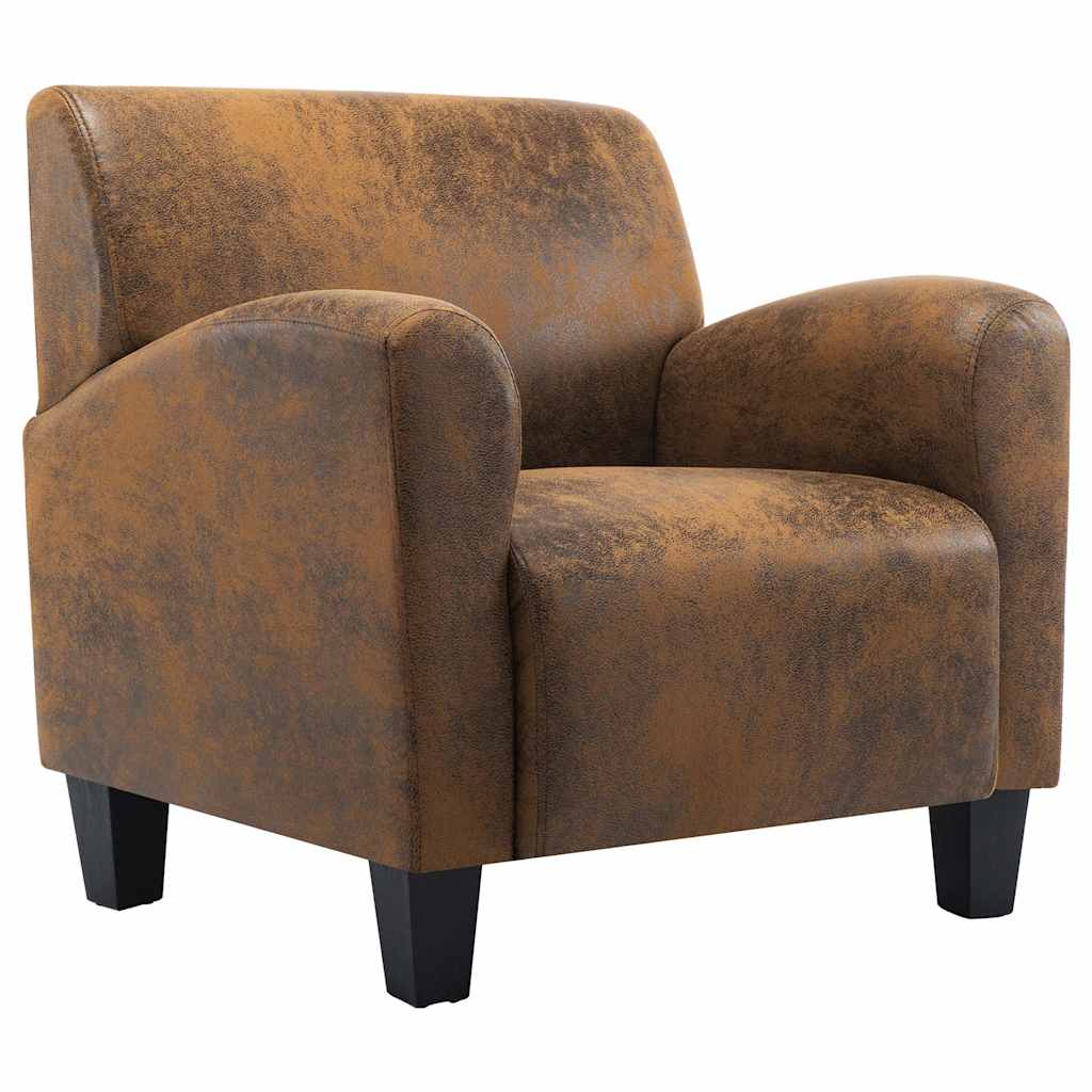 Canapé-chaise Marron 70x69x72 cm Similicuir - XIOS