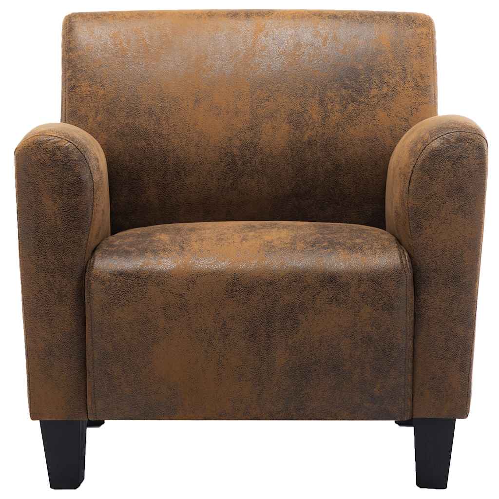 Canapé-chaise Marron 70x69x72 cm Similicuir - XIOS