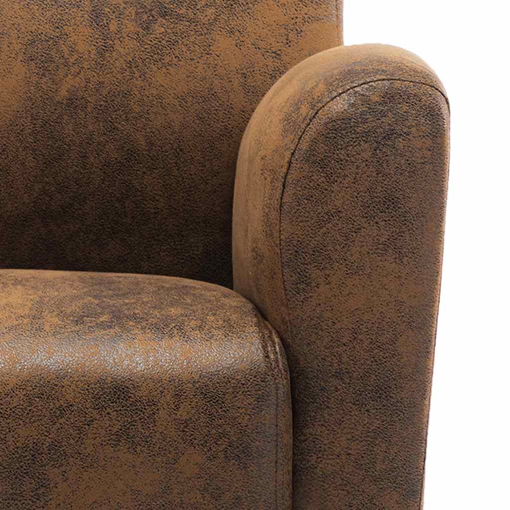 Canapé-chaise Marron 70x69x72 cm Similicuir - XIOS