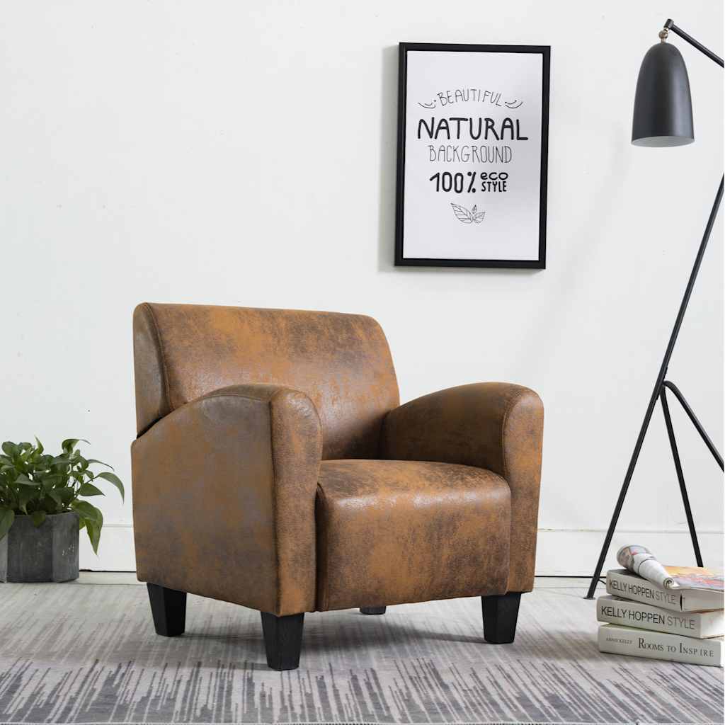 Canapé-chaise Marron 70x69x72 cm Similicuir - XIOS
