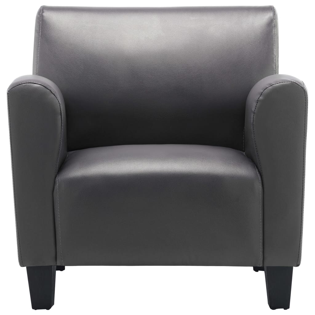 Chaise gris similicuir - XIOS