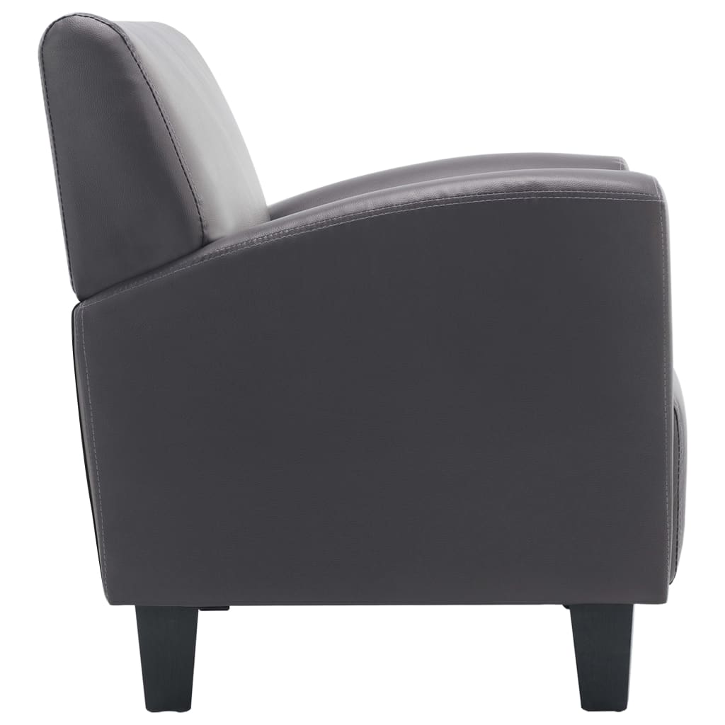 Chaise gris similicuir - XIOS