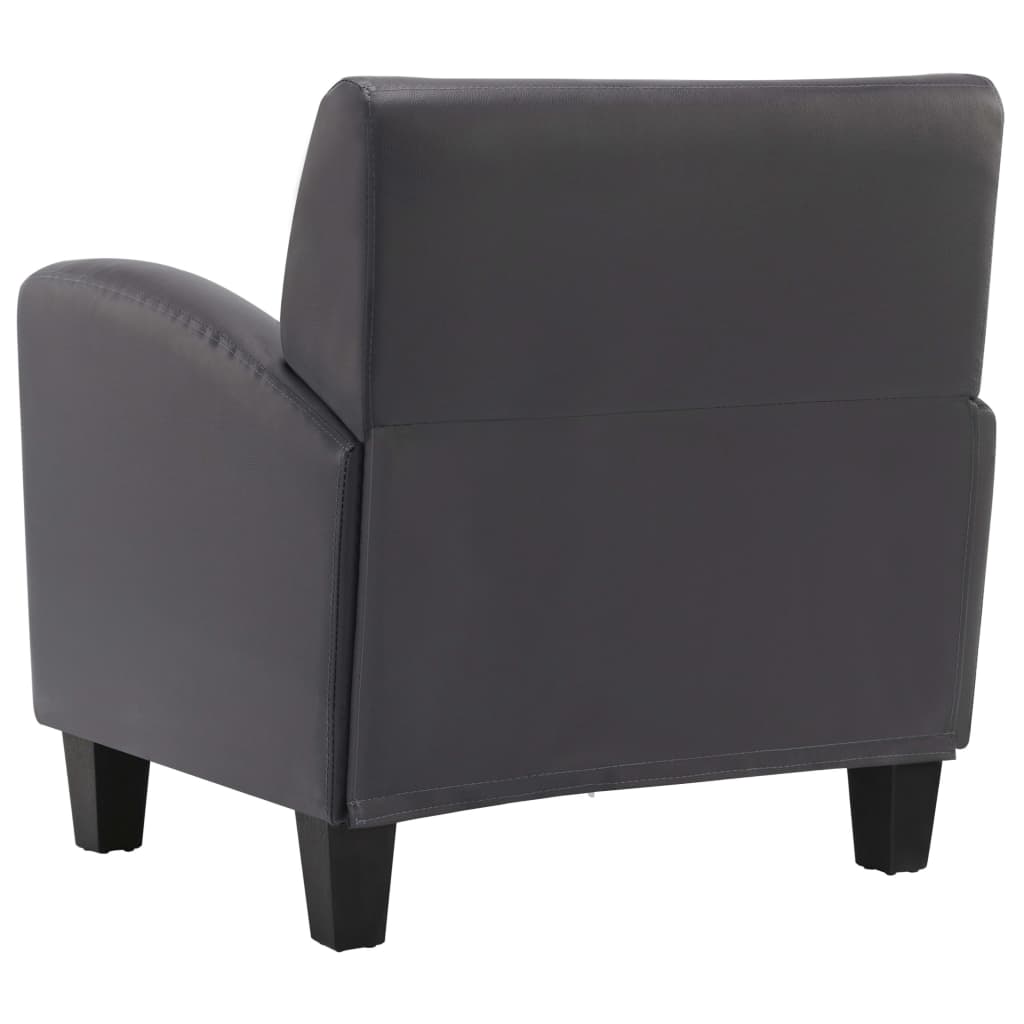 Chaise gris similicuir - XIOS