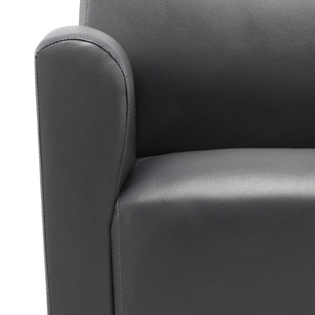 Chaise gris similicuir - XIOS