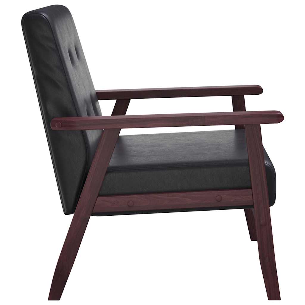 Fauteuil noir similicuir - XIOS