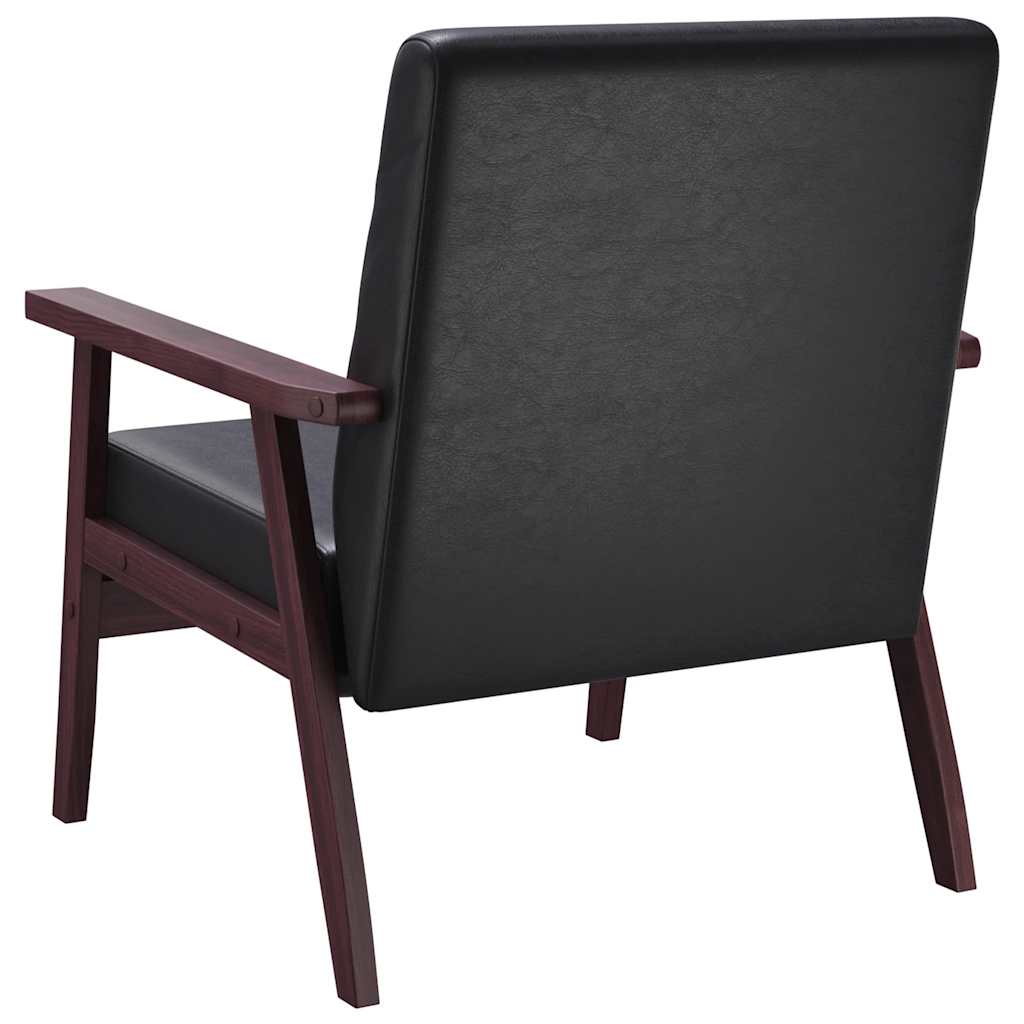 Fauteuil noir similicuir - XIOS