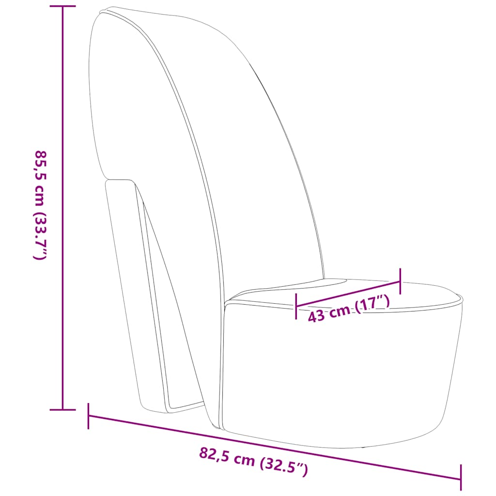 Chaise en forme de chaussure à talon haut Rouge Similicuir - XIOS