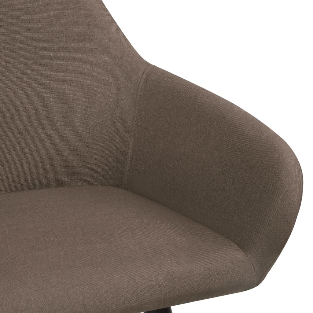 Chaises à manger lot de 2 marron tissu - XIOS