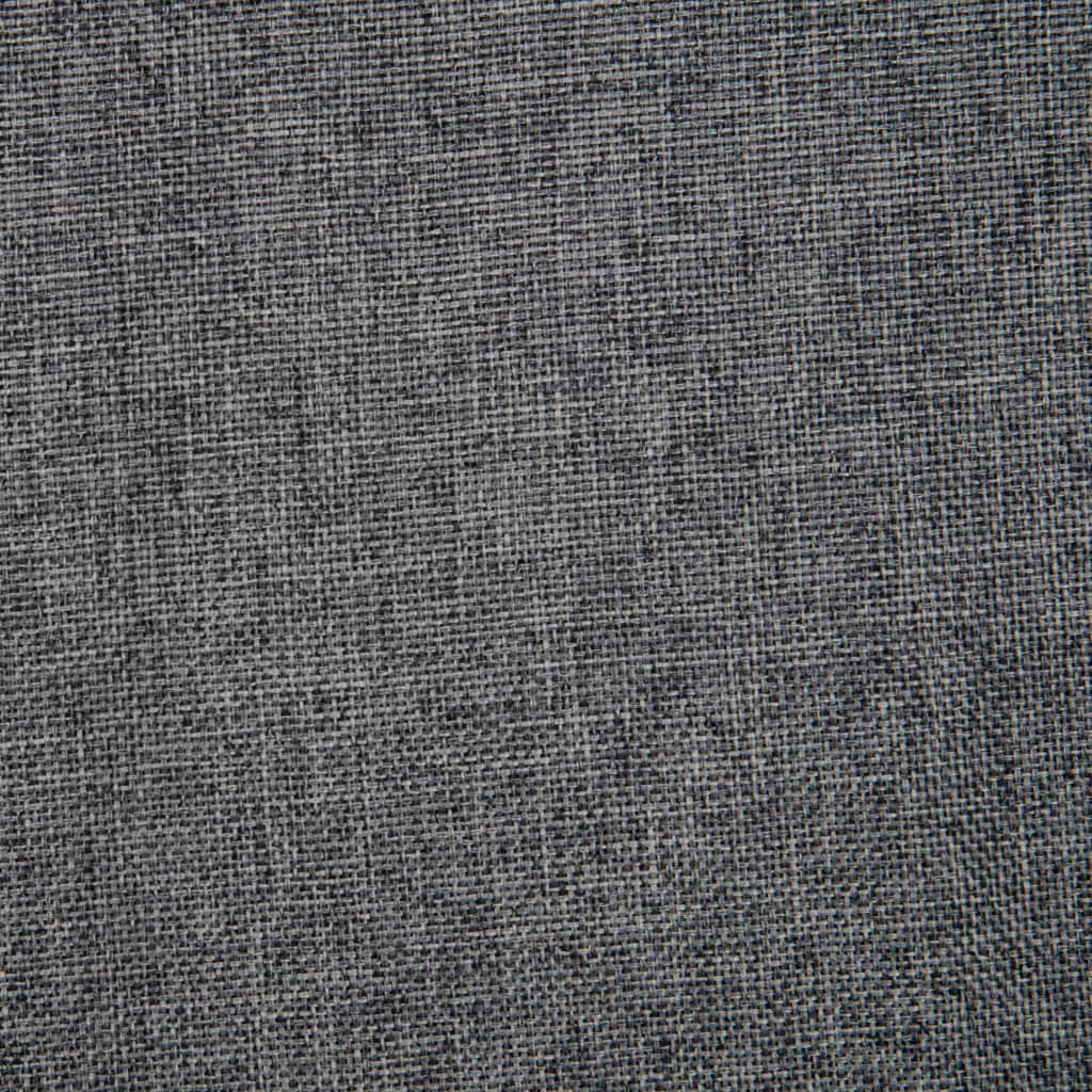 Chaise pivotante à manger gris foncé tissu