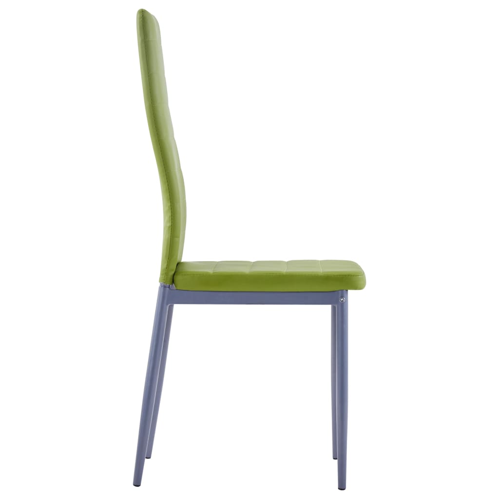 Mobilier de salle à manger 5 pcs Vert