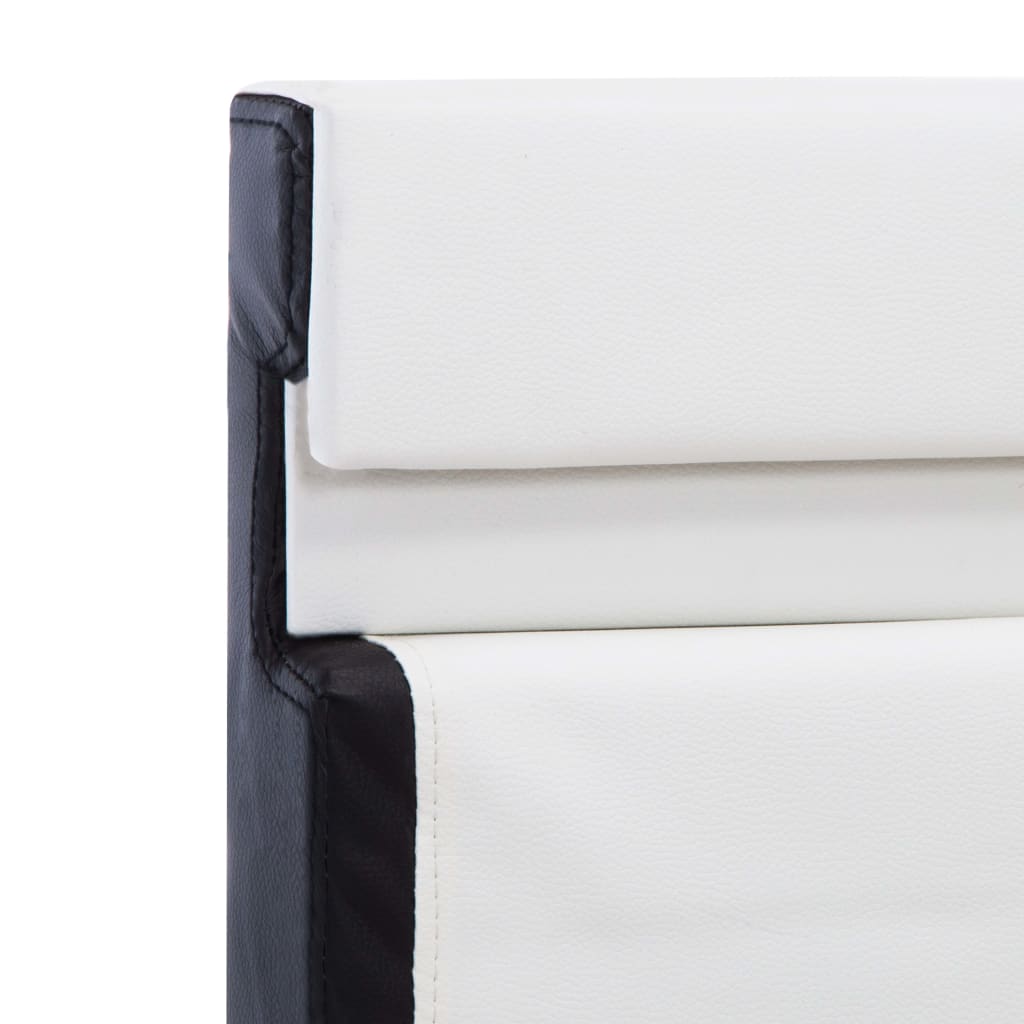 Cadre de lit avec LED sans matelas blanc 180x200 cm - XIOS