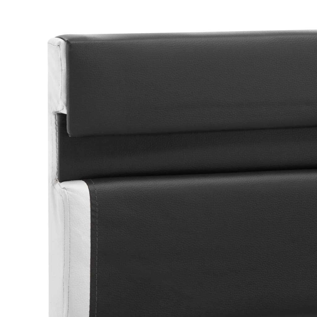 Cadre de lit avec LED Gris Similicuir 160 x 200 cm - XIOS