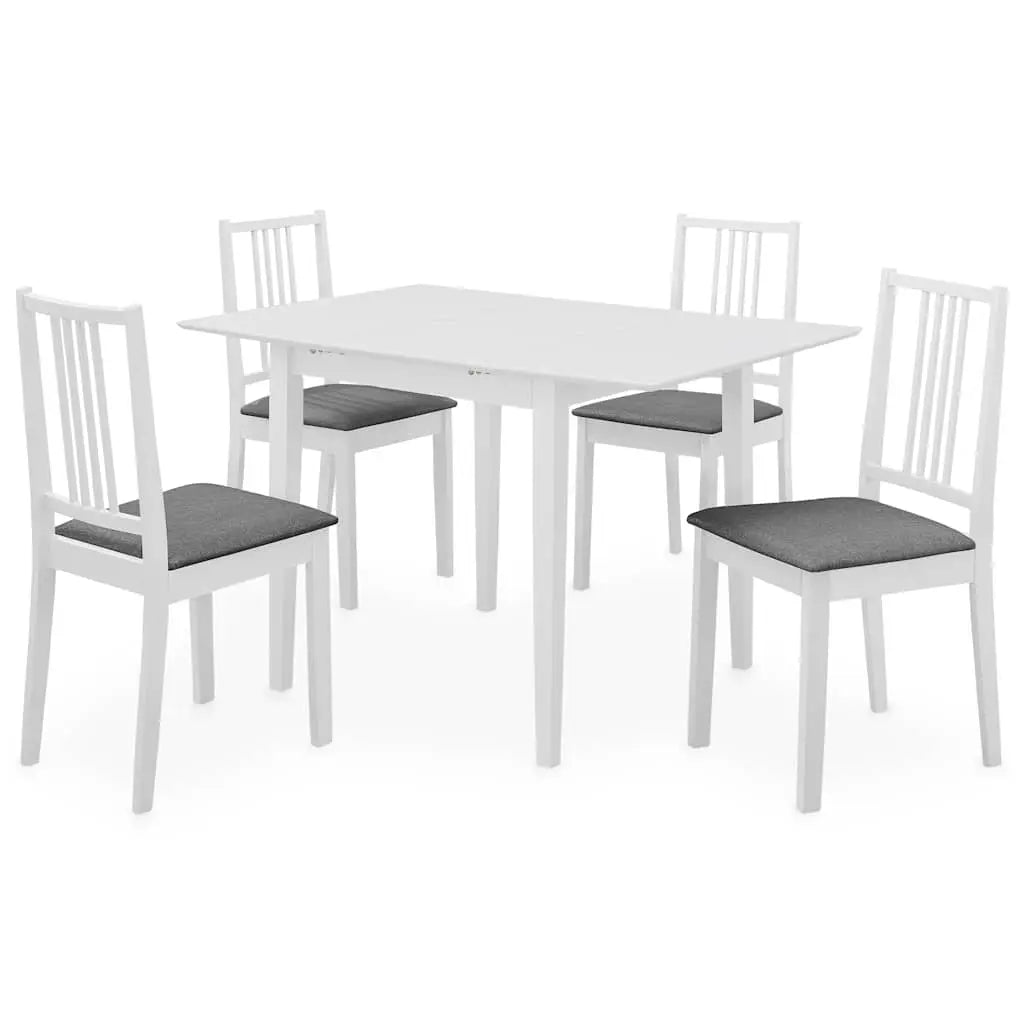 Mobilier de salle à manger 5 pcs MDF Blanc - XIOS