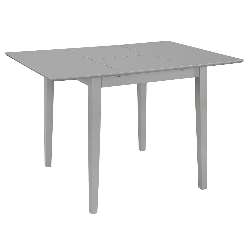 Mobilier de salle à manger 3 pcs MDF Gris