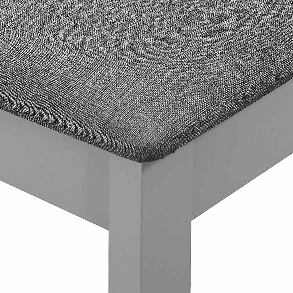 Mobilier de salle à manger 3 pcs MDF Gris