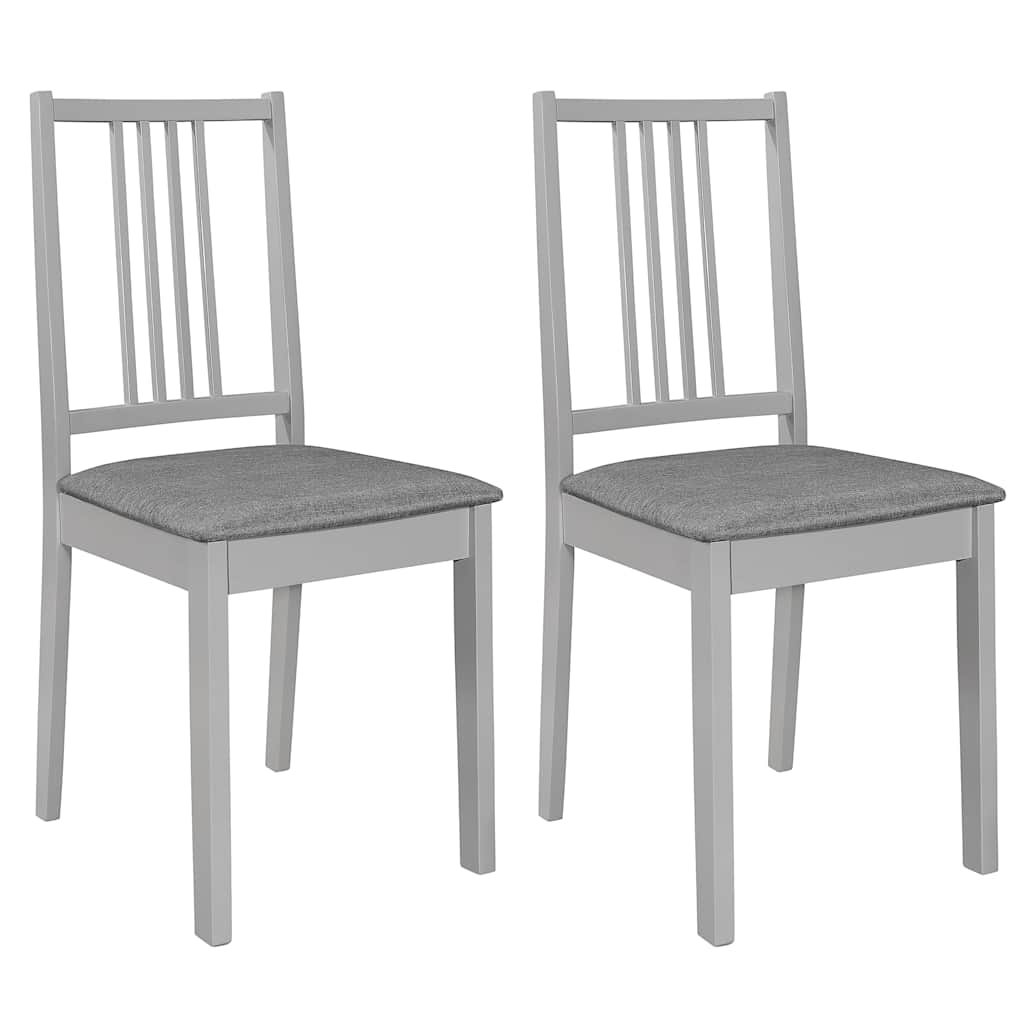 Mobilier de salle à manger 3 pcs MDF Gris