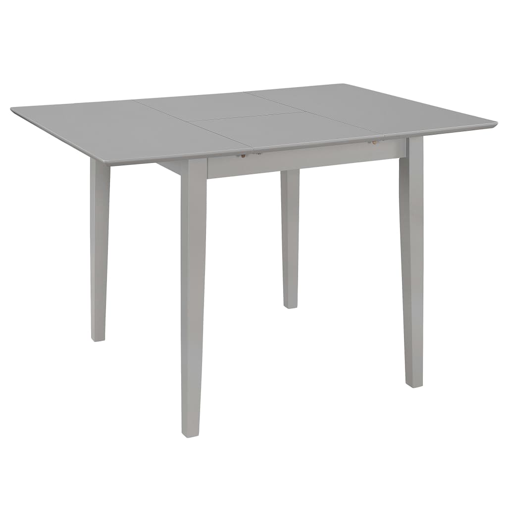 Mobilier de salle à manger 5 pcs MDF Gris - XIOS