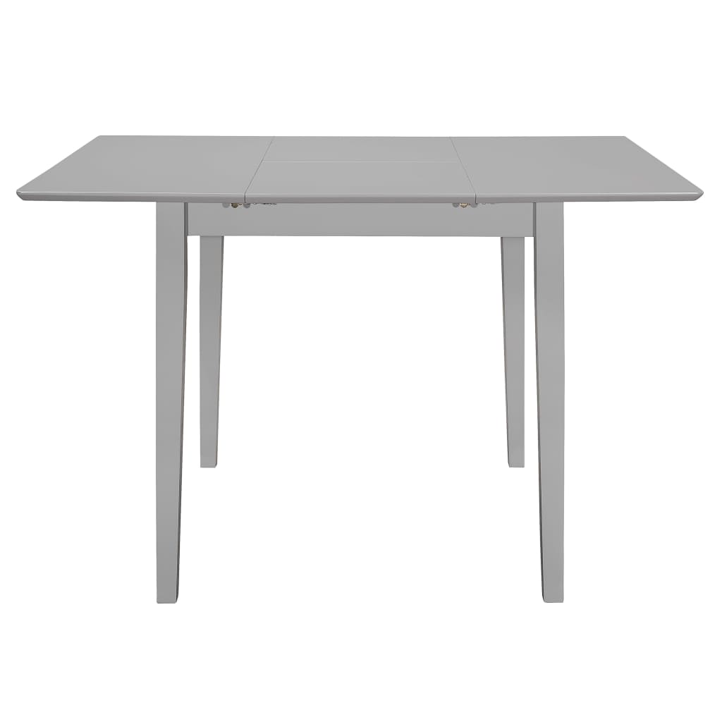 Mobilier de salle à manger 5 pcs MDF Gris - XIOS
