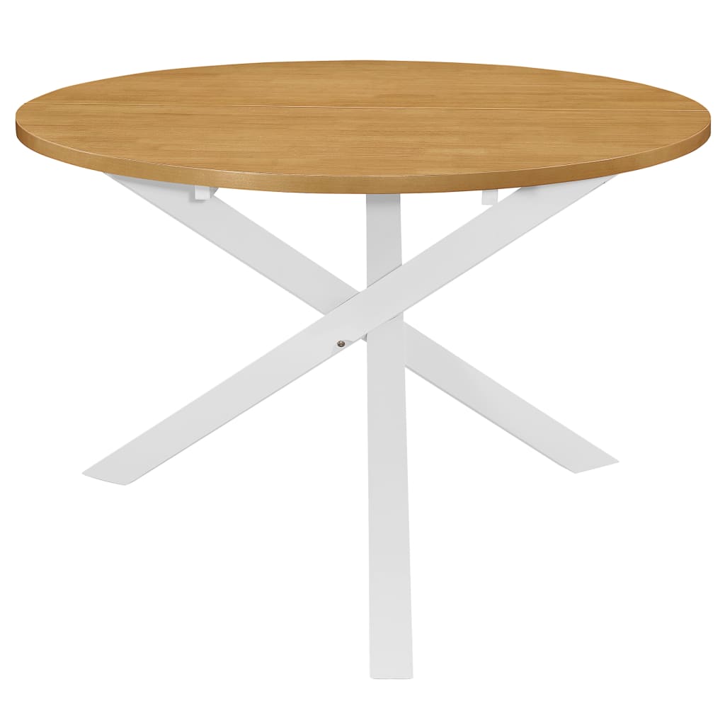 Mobilier de salle à manger 5 pcs MDF Blanc - XIOS