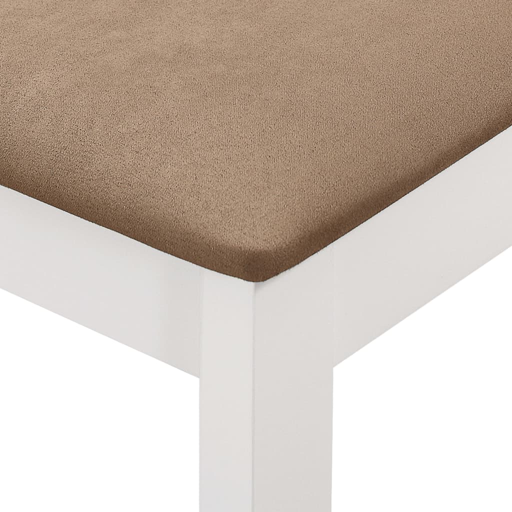 Mobilier de salle à manger 5 pcs MDF Blanc - XIOS