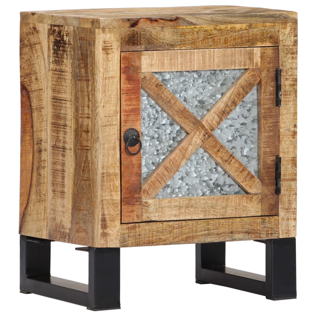 Table de chevet 40x30x50 cm Bois de manguier massif - XIOS
