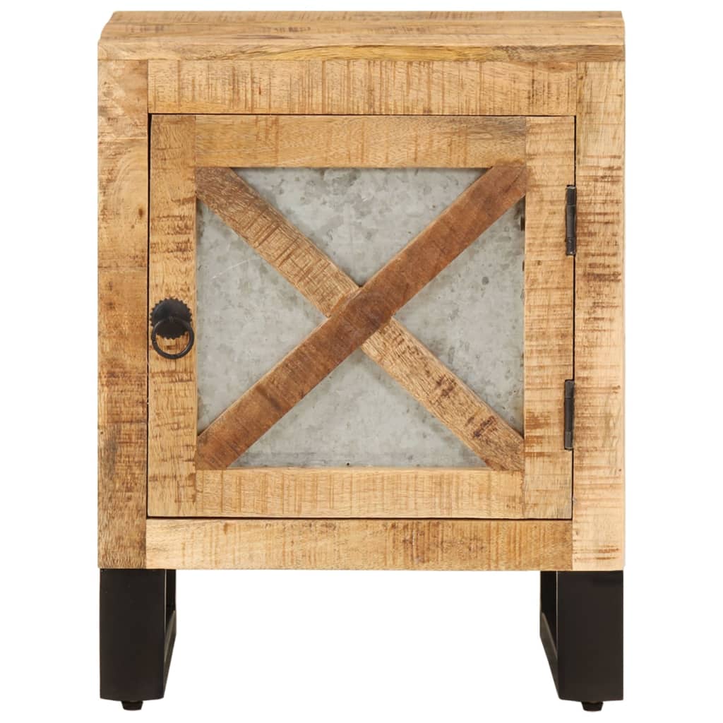 Table de chevet 40x30x50 cm Bois de manguier massif - XIOS