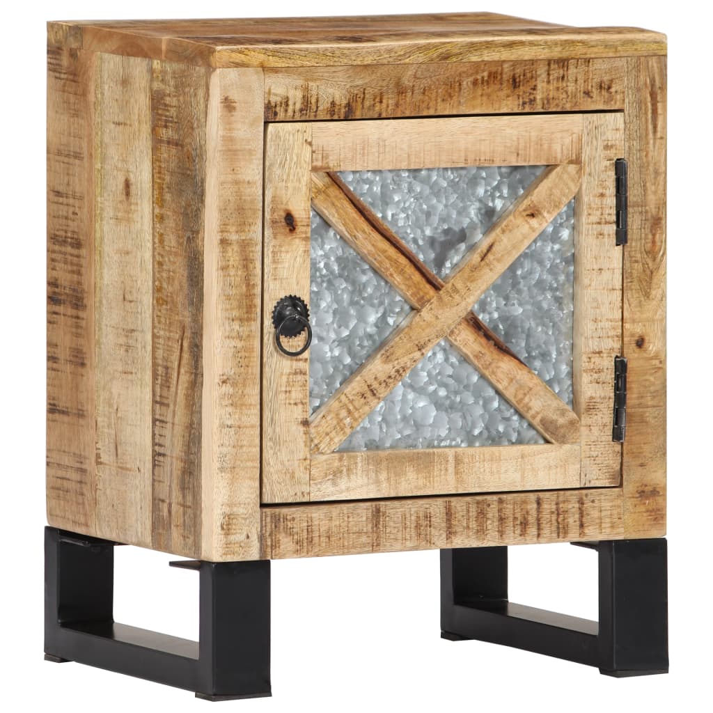 Table de chevet 40x30x50 cm Bois de manguier massif - XIOS
