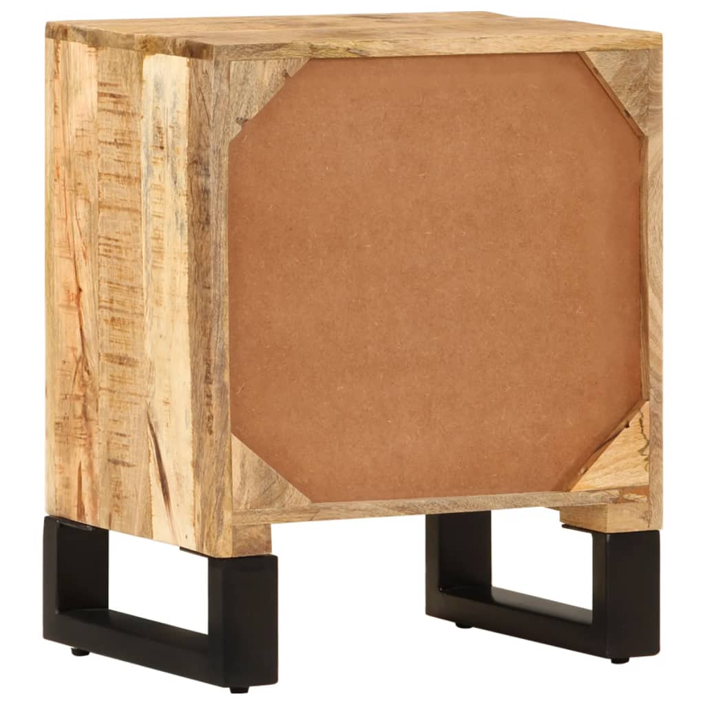 Table de chevet 40x30x50 cm Bois de manguier massif - XIOS