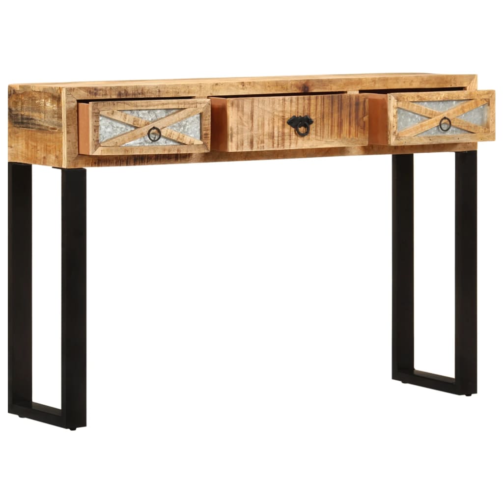 Table console 110 x 30 x 76 cm Bois de manguier massif - XIOS