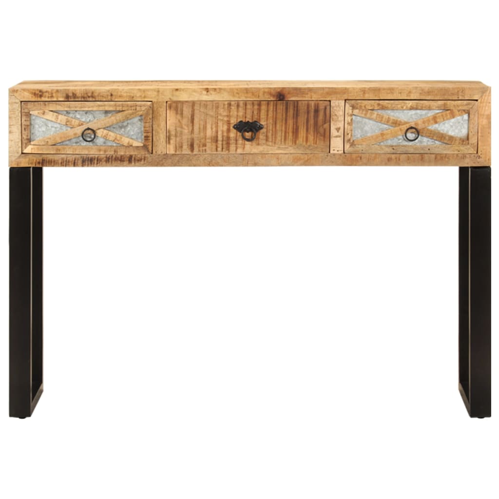 Table console 110 x 30 x 76 cm Bois de manguier massif - XIOS