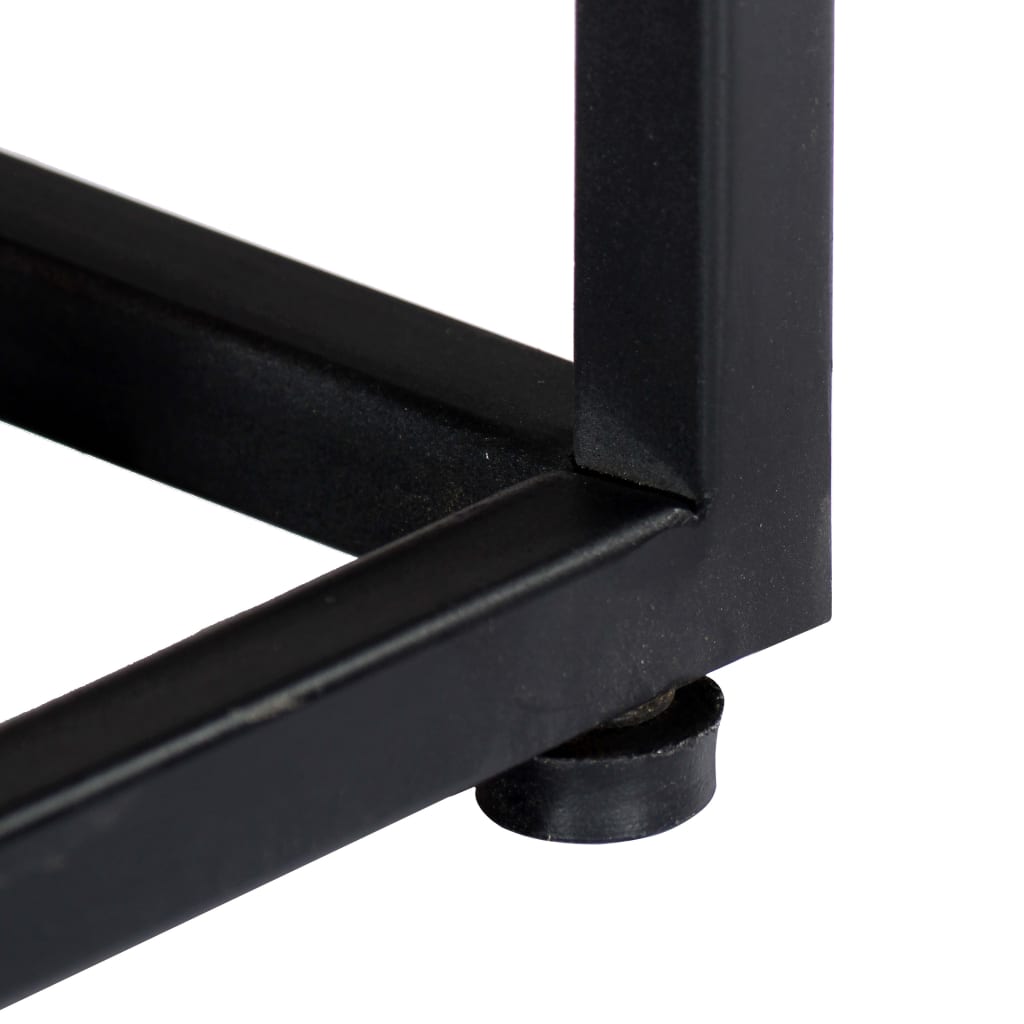 Meuble TV 120 x 30 x 40 cm Bois de récupération massif et acier - XIOS