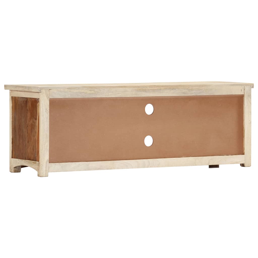 Meuble TV 120 x 30 x 40 cm Bois de récupération massif - XIOS