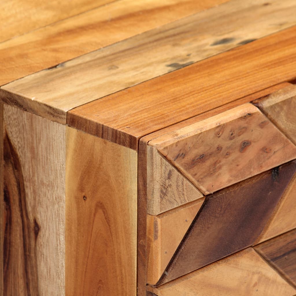Table de chevet 40 x 30 x 50 cm Bois de récupération massif - XIOS