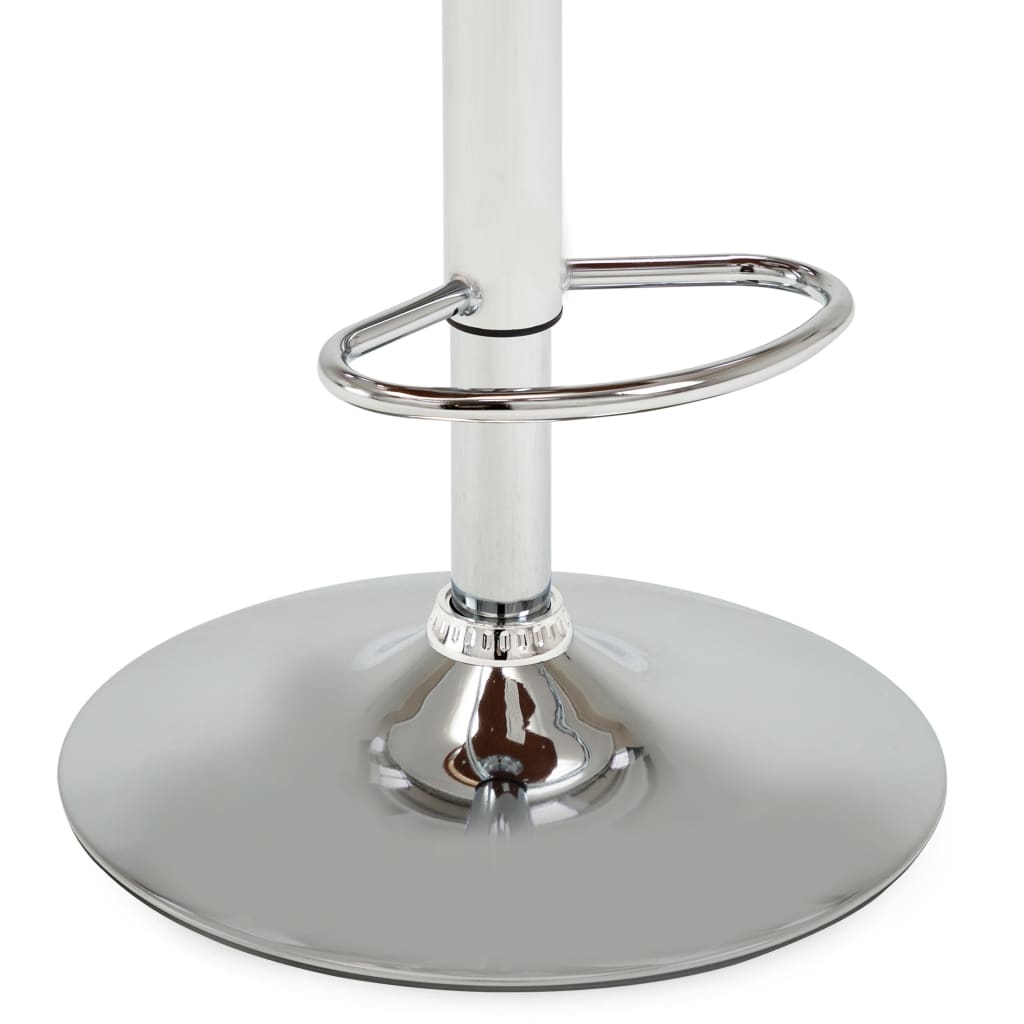 Tabouret de bar Crème Bois courbé et similicuir - XIOS