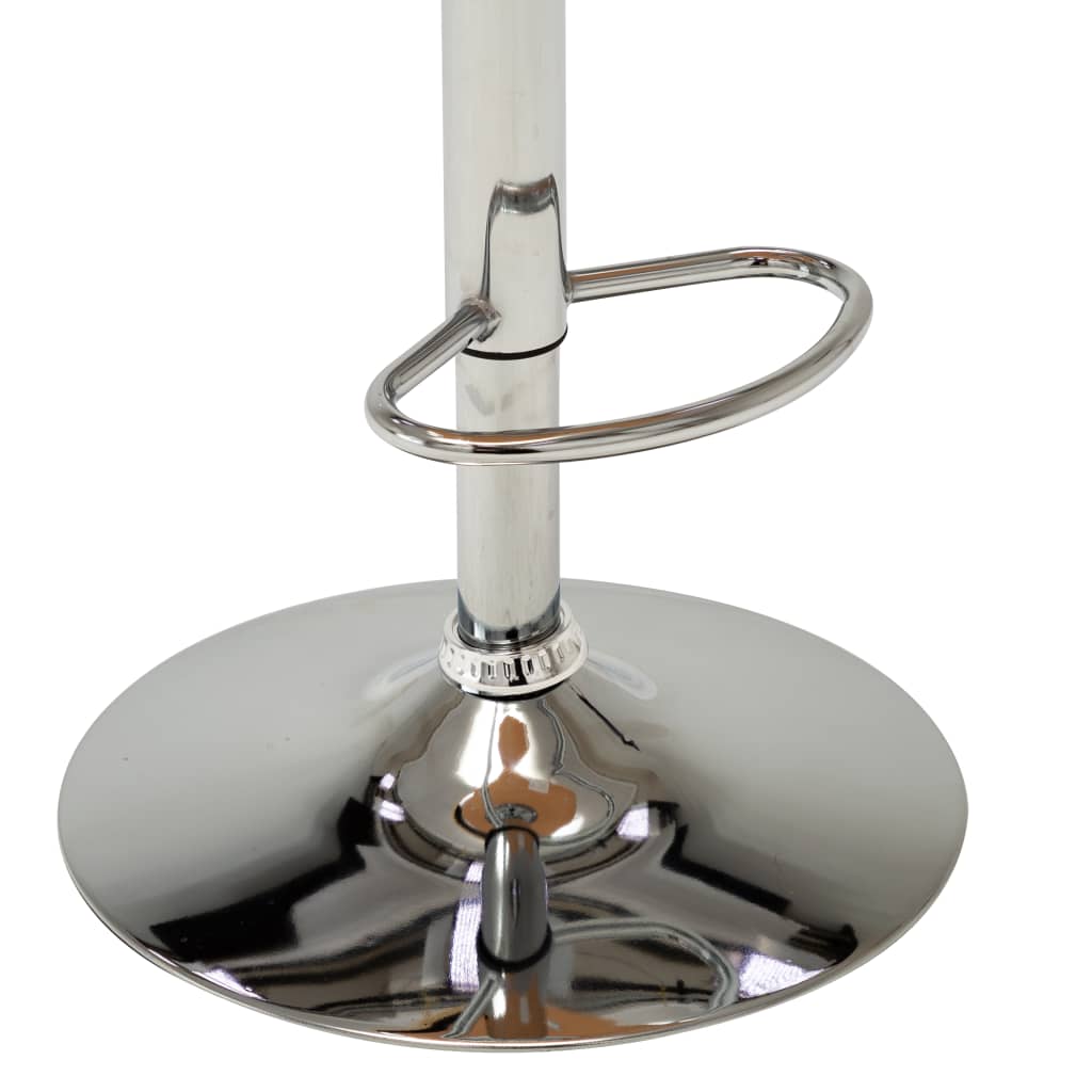 Tabouret de bar Noir Bois courbé et similicuir - XIOS