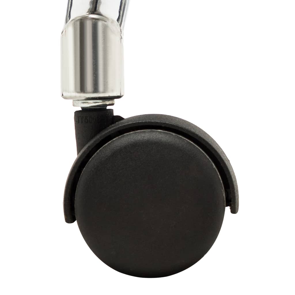 Chaise de bureau Crème Bois courbé et similicuir - XIOS