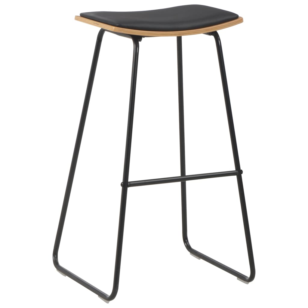 Mobilier de bar 3 pcs Acier Noir - XIOS