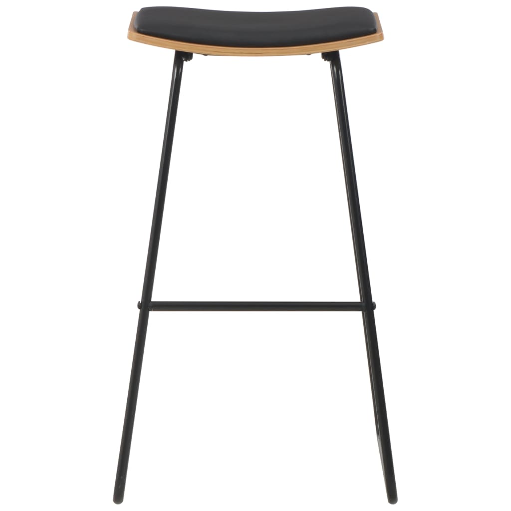 Mobilier de bar 3 pcs Acier Noir - XIOS
