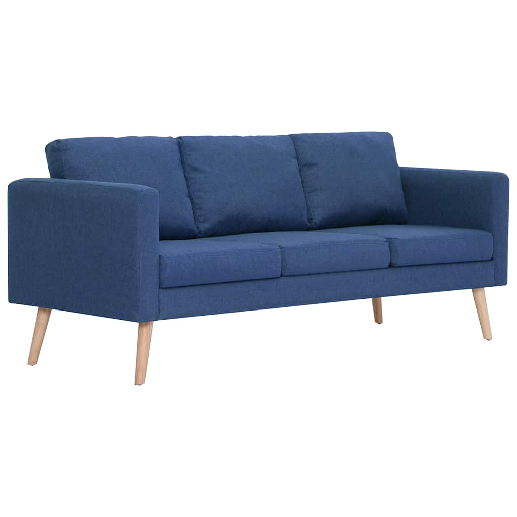 Ensemble de canapé 2 pcs tissu bleu - XIOS