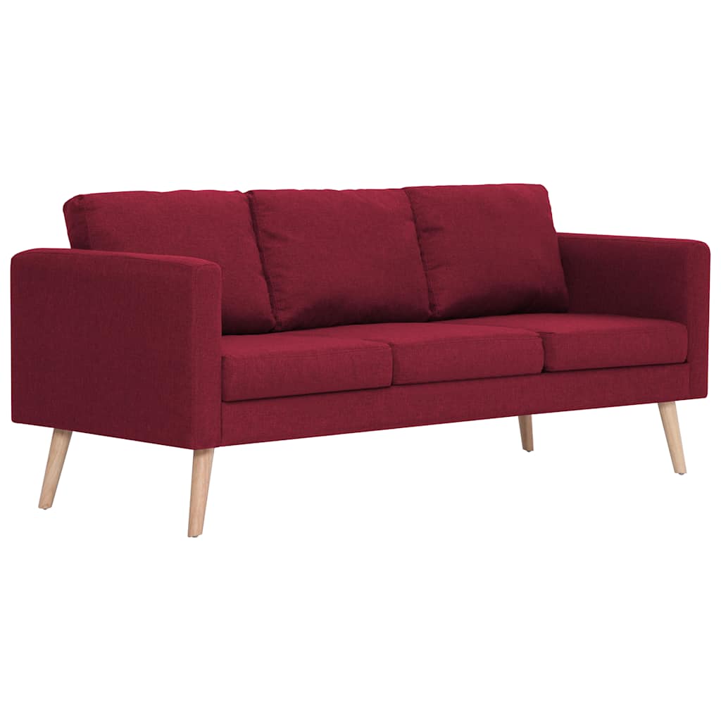 Ensemble de canapé 2 pcs Tissu Rouge bordeaux - XIOS