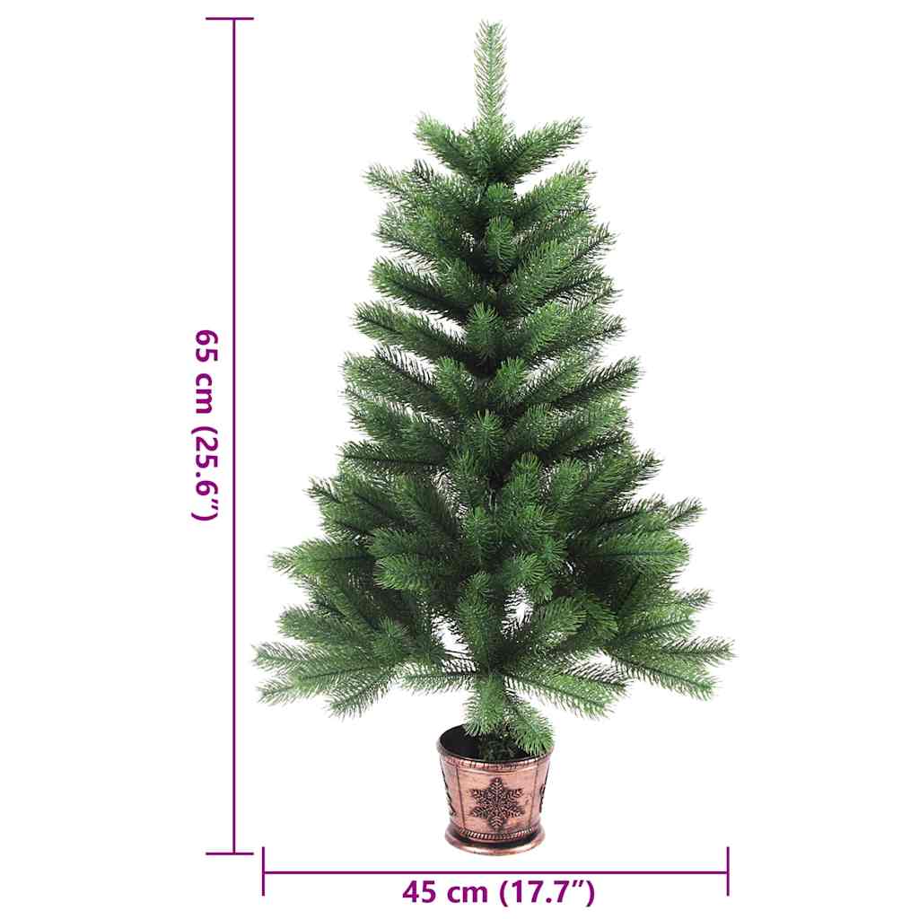 Arbre de Noël artificiel aiguilles réalistes 65 cm vert - XIOS