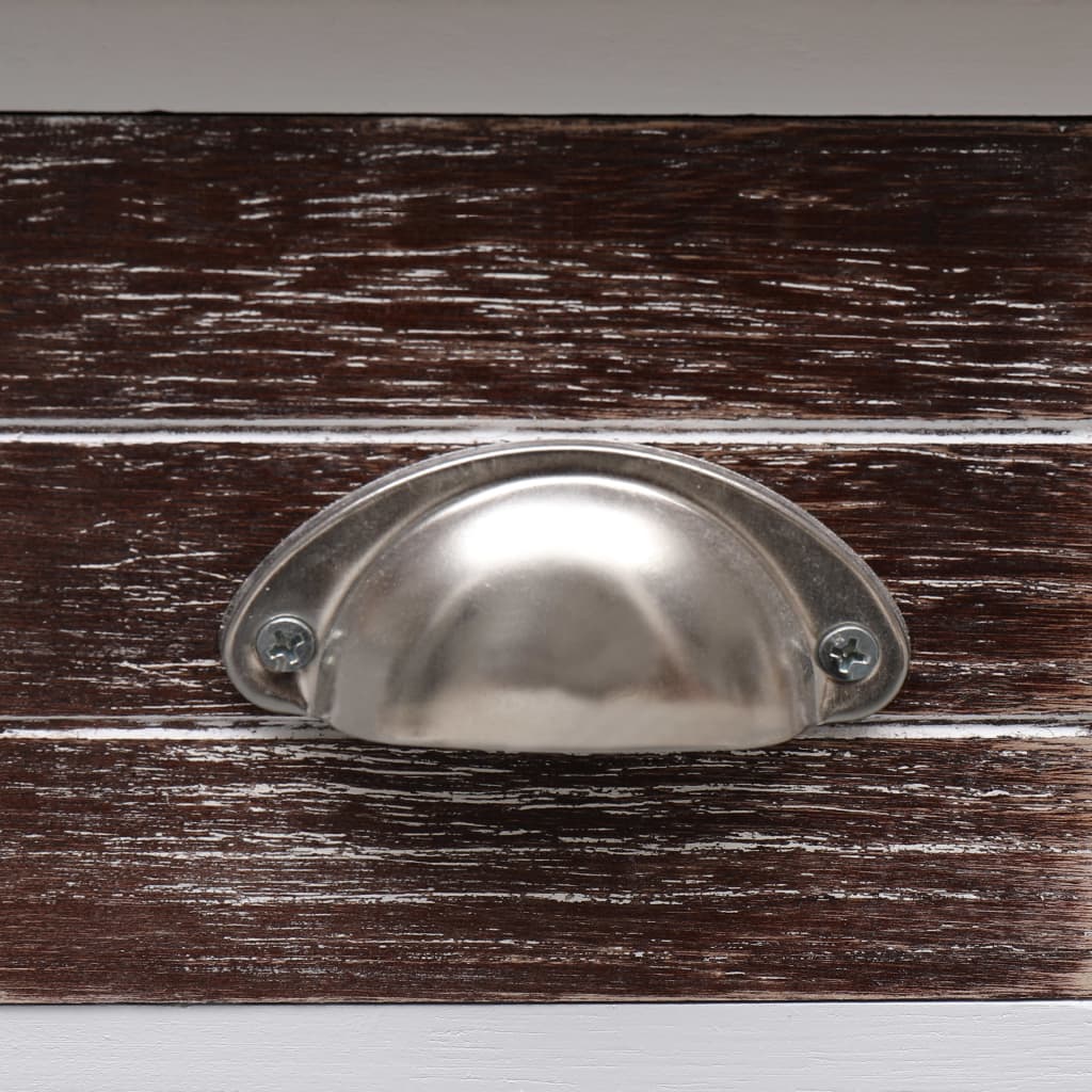 Table d'appoint Marron 40x40x40 cm Bois de Paulownia - XIOS