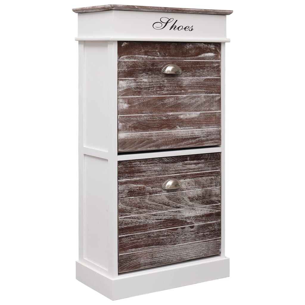 Armoire à chaussures Marron 50 x 28 x 98 cm Bois de Paulownia - XIOS