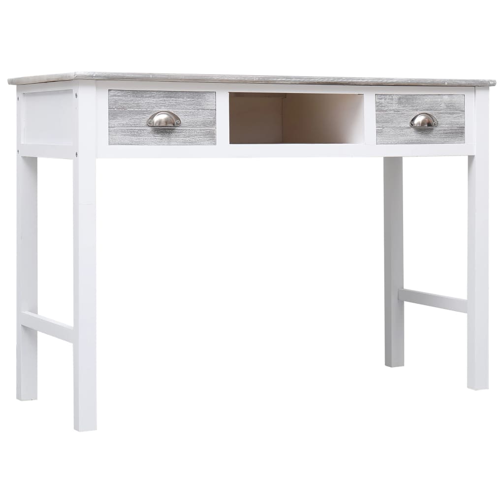 Bureau Gris 110x45x76 cm Bois - XIOS