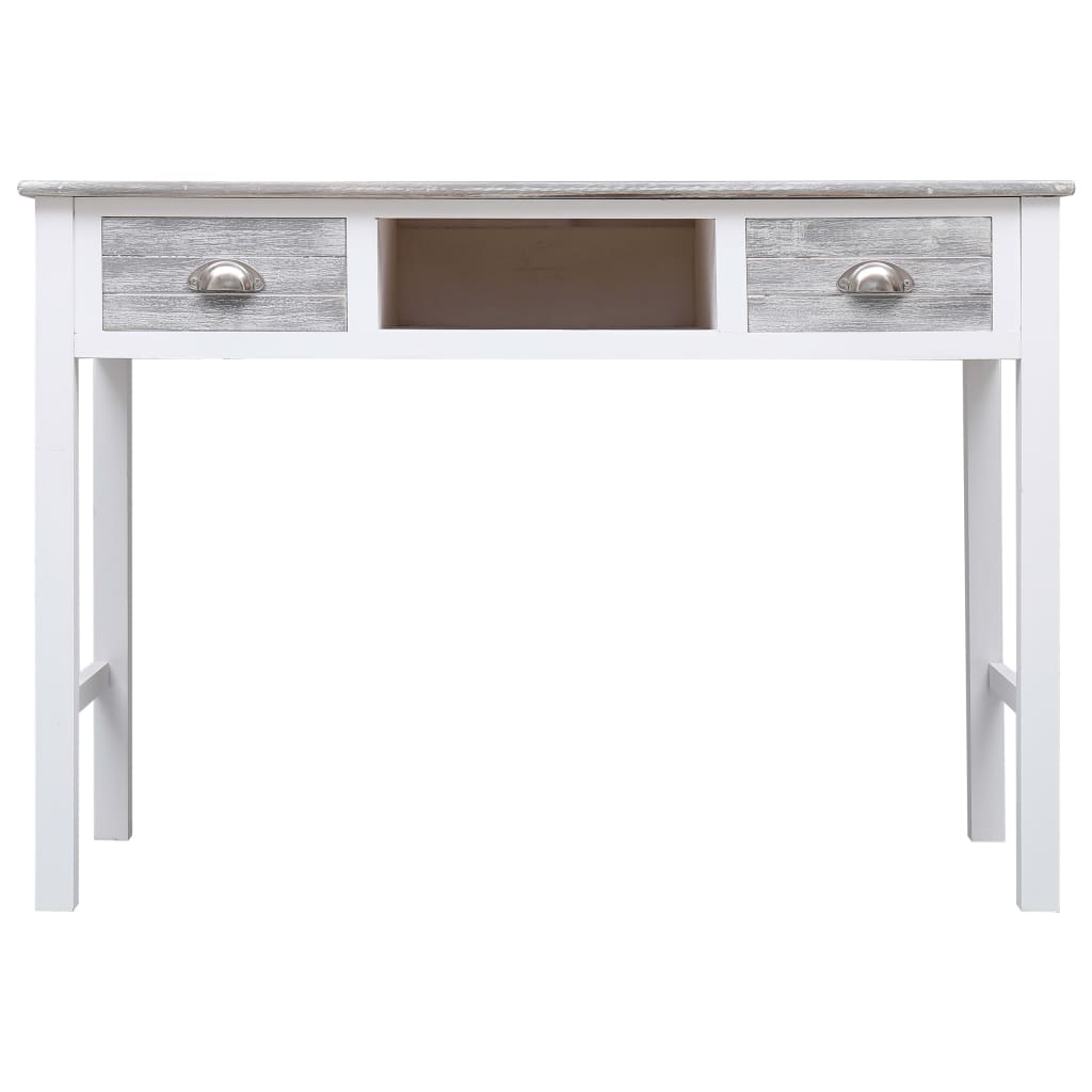 Bureau Gris 110x45x76 cm Bois - XIOS