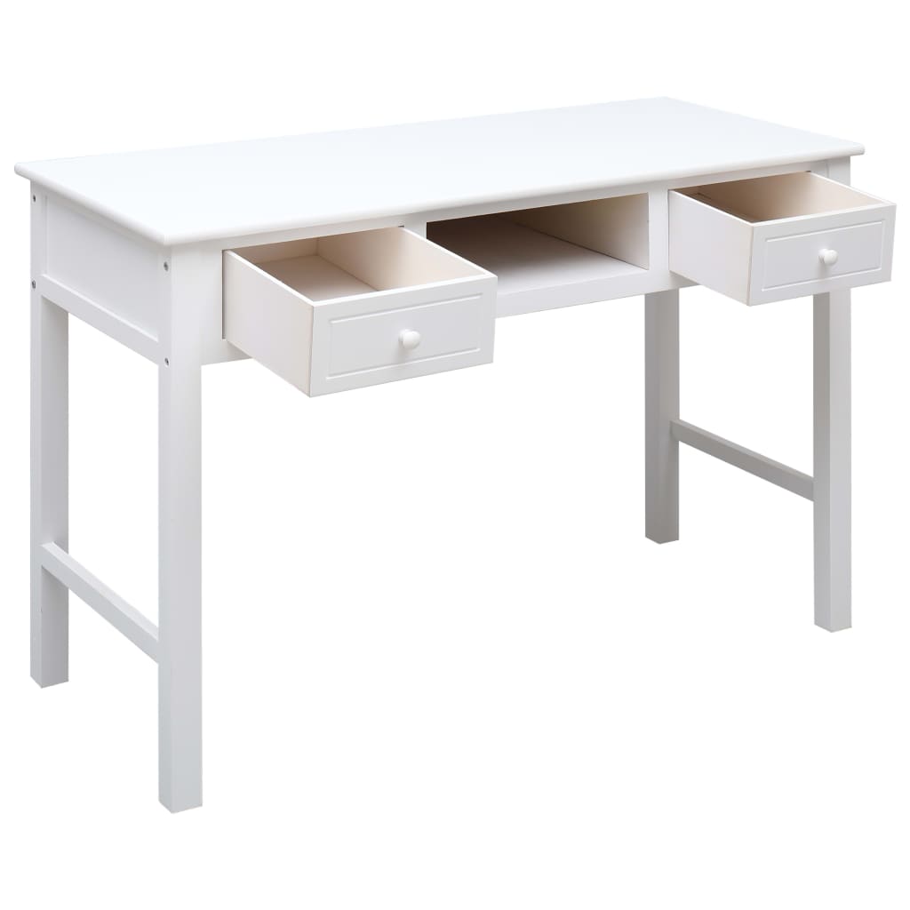 Bureau Blanc 110 x 45 x 76 cm Bois - XIOS