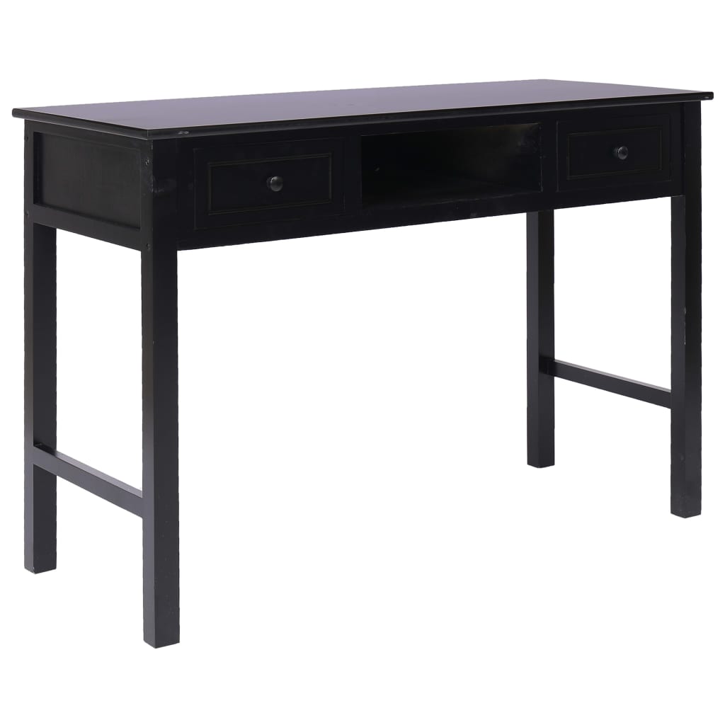 Bureau Noir 110 x 45 x 76 cm Bois - XIOS