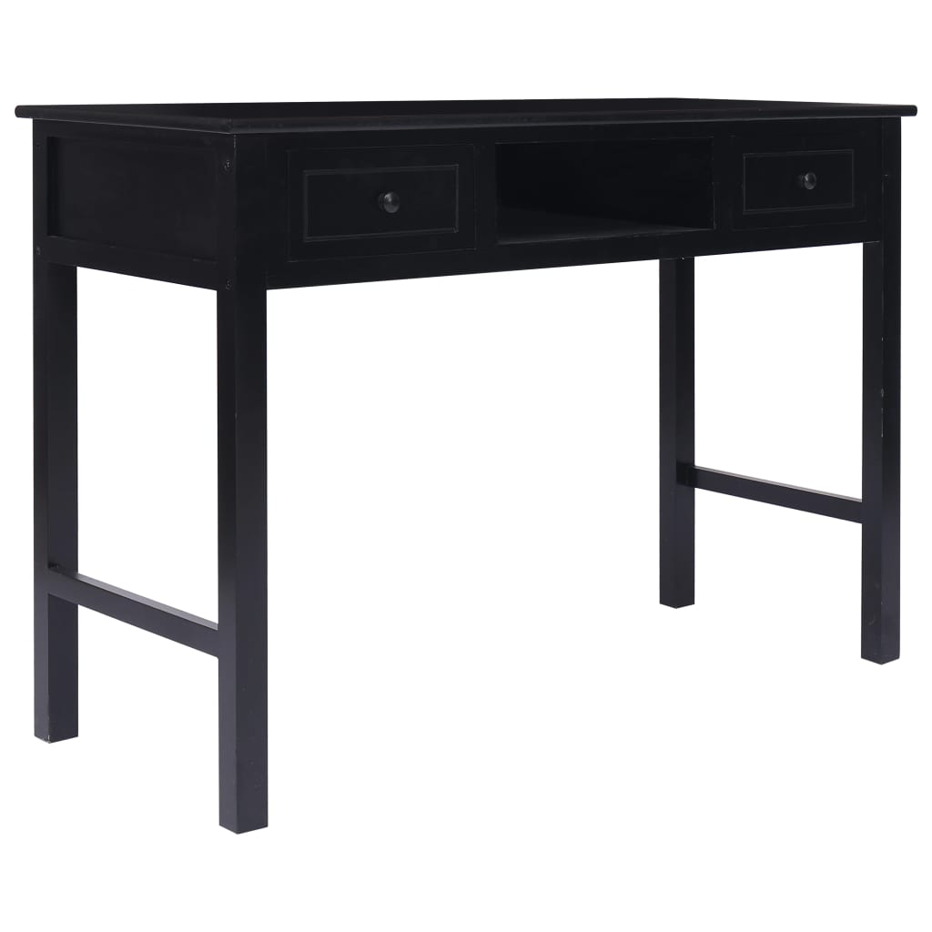 Bureau Noir 110 x 45 x 76 cm Bois - XIOS
