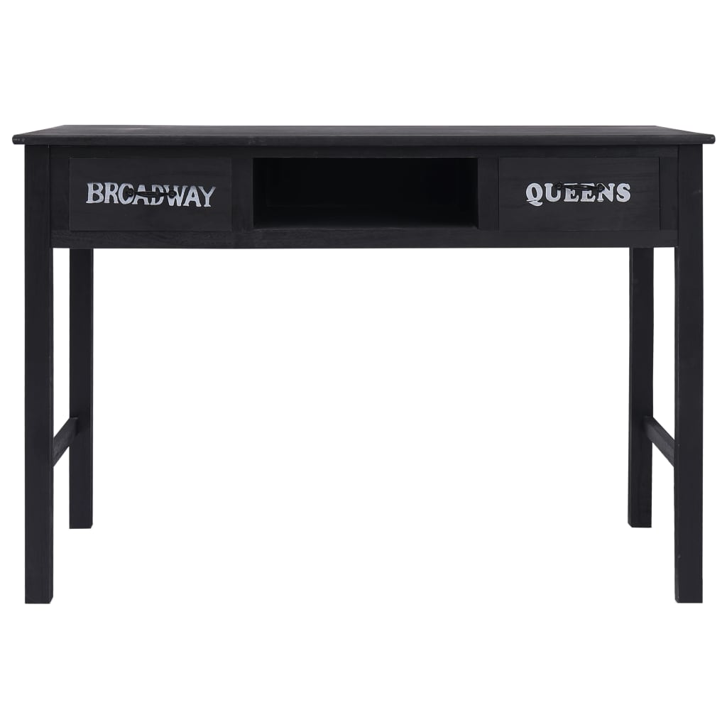 Table console Noir 110x45x76 cm Bois - XIOS